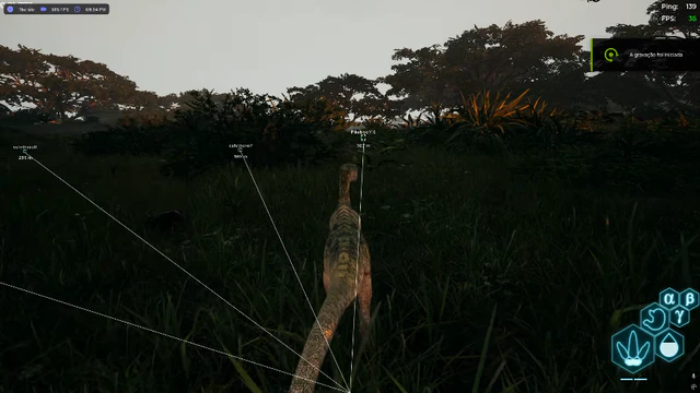 The Isle player ESP and snapline setup — The Isle cheat gameplay screenshot