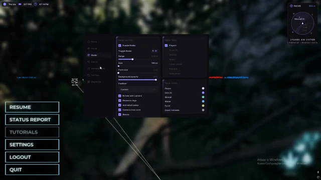 The Isle cheat setup: radar, map radar and misc tools — The Isle cheat gameplay screenshot